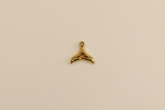 Petite Whale Tail Charm