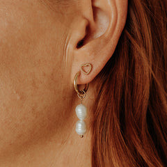 Hearts of Gold Studs