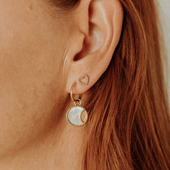 Hearts of Gold Studs