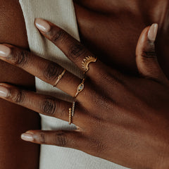 Ankara Angel Eye Ring