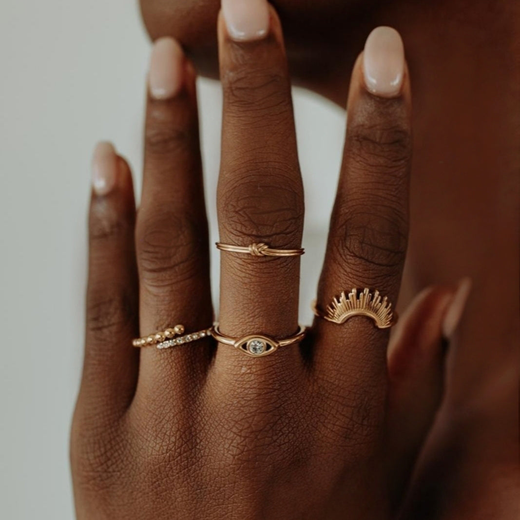 Angelic Eye Rings Ankara Angel Eye Ring – Soulful Jewellery
